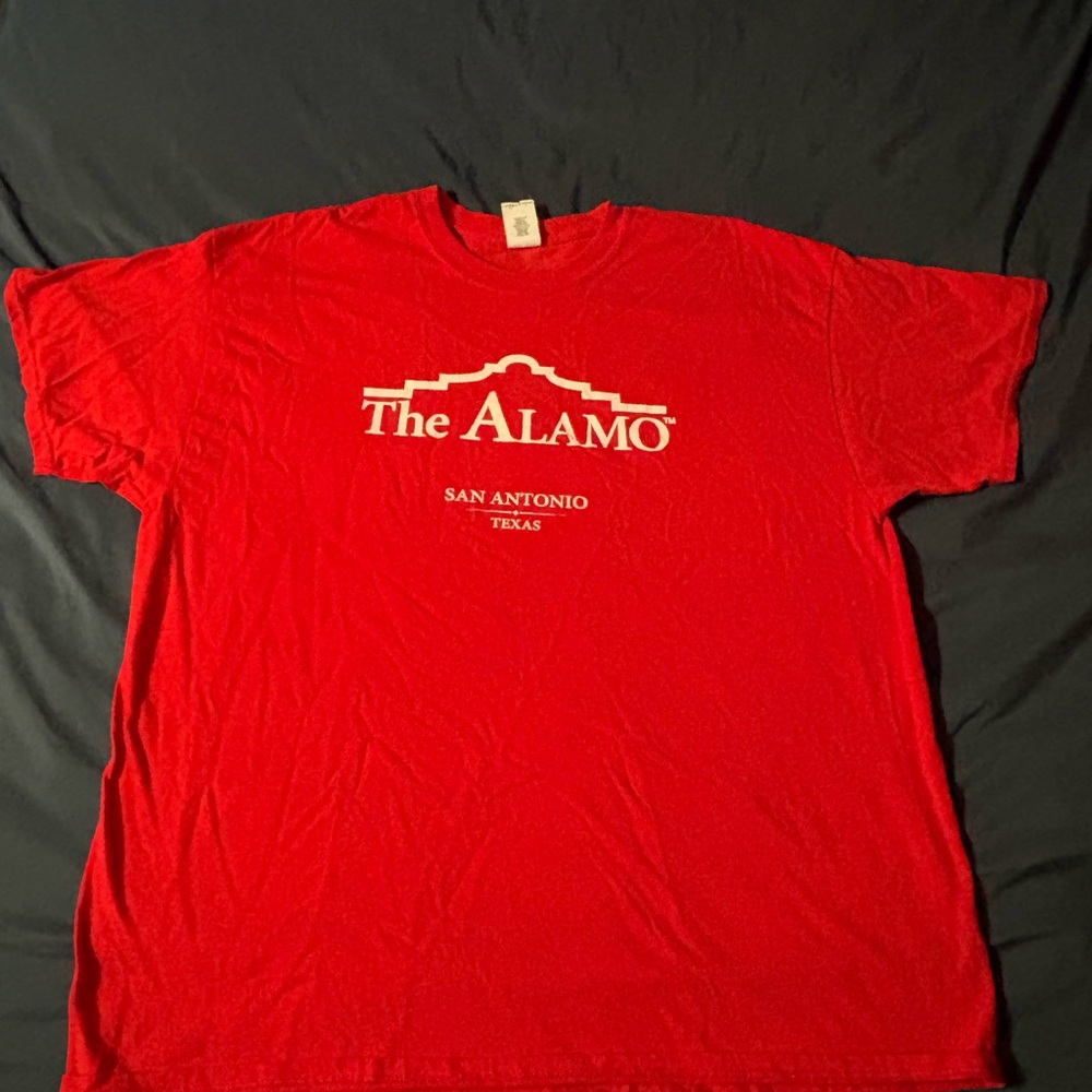 Vintage Red The Alamo T-Shirt
